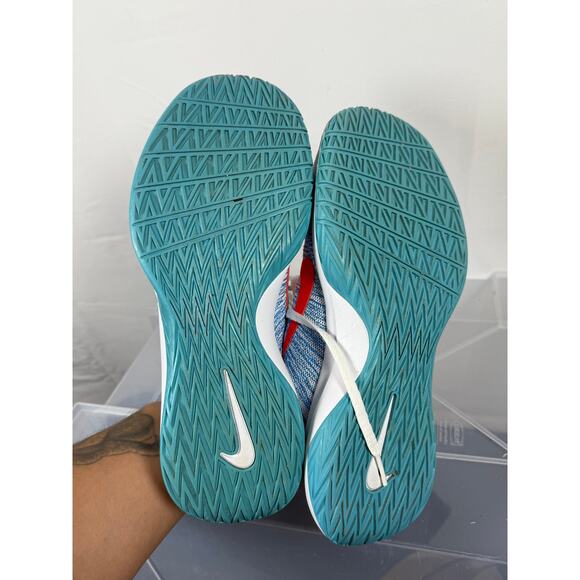 Nike Zoom HyperRev 2016 Blue Lagoon Bright Crimson Men’s Size 8 Basketball Shoes - Picture 4 of 5